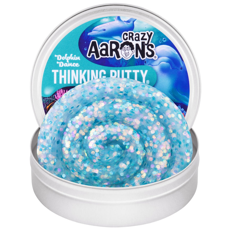 Dolphin Dance - 3.5" Thinking Putty Tin Q7